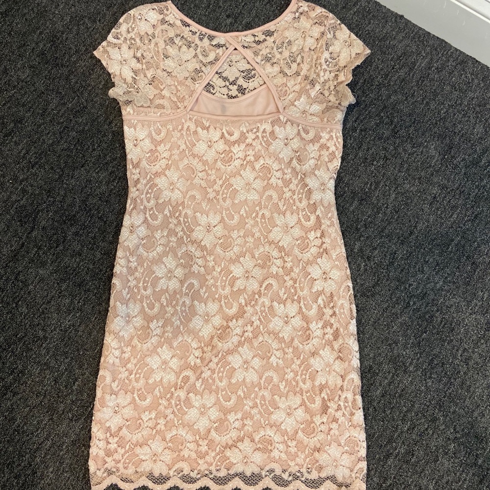 Lace cocktail dress